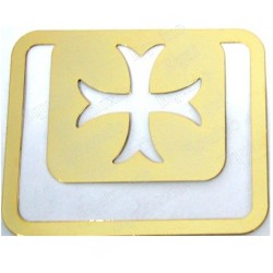 Marque-page templier – Croix templière pattée rentrée