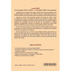 Le comté de Razès et le Diocèse d'Alet – Louis Fédié (verso)